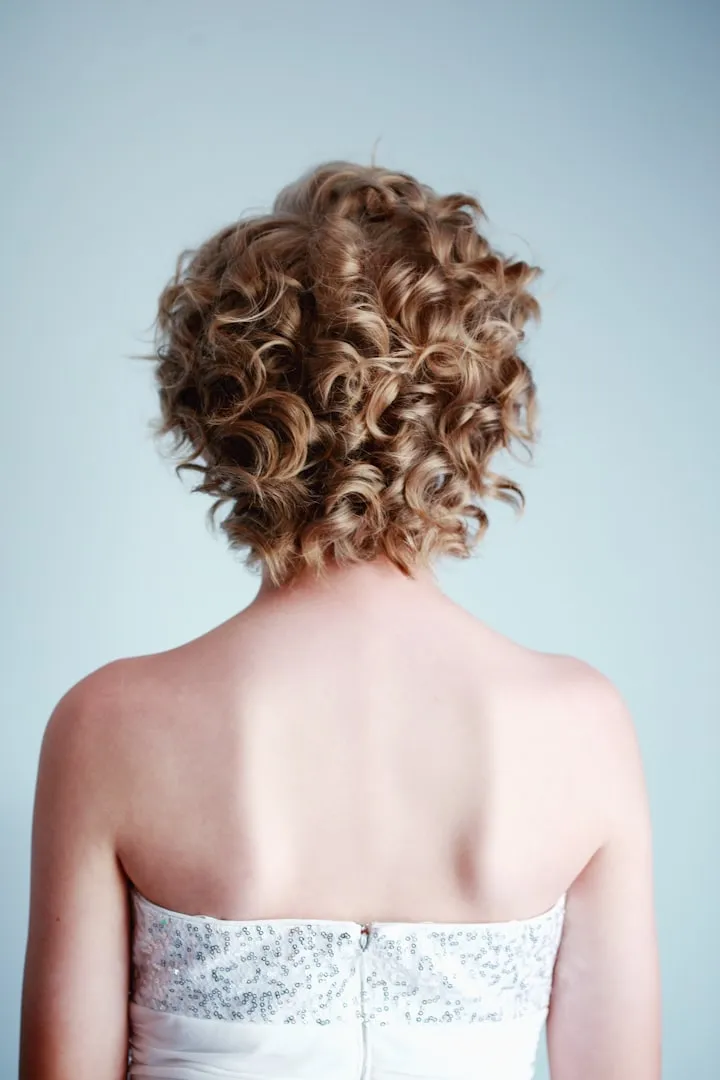 Girl with crown of curls